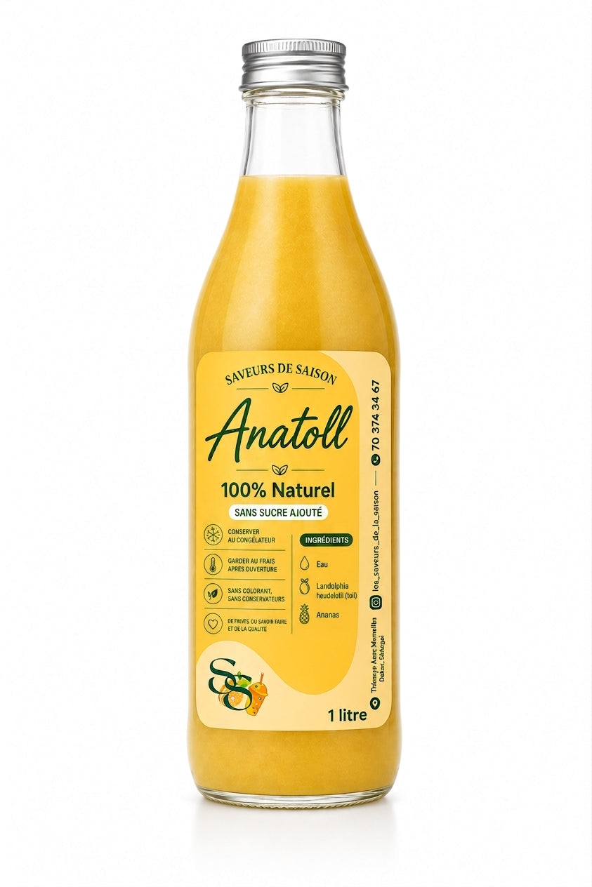 Jus anatoll sans sucre  (toll) 1L