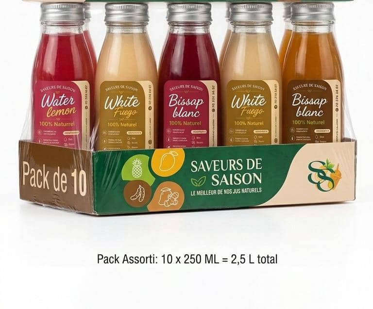 Pack Combo 10 Bouteilles de 250ML